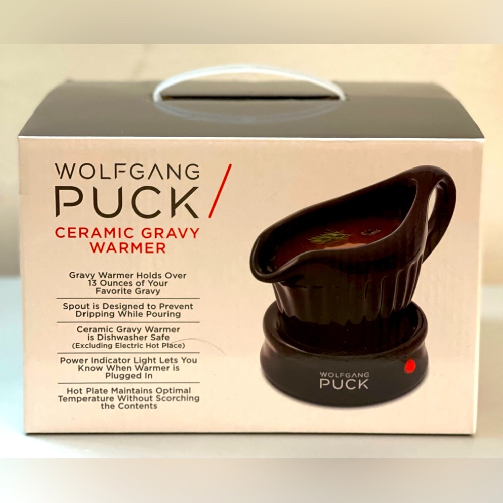 WOLFGANG PUCK Ceramic Gravy Warmer